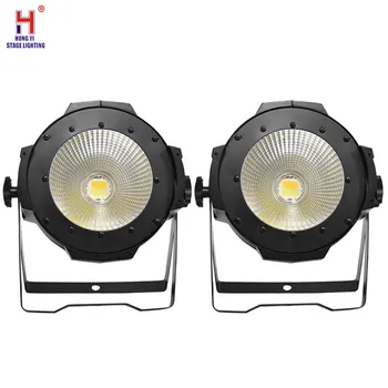 

100W Cob Led Par Can Light 2In1 White With Warm White Dmx Led Party Light Dmx Wash Stage Light Dj Disco Lighting (2Pcs/Lot)