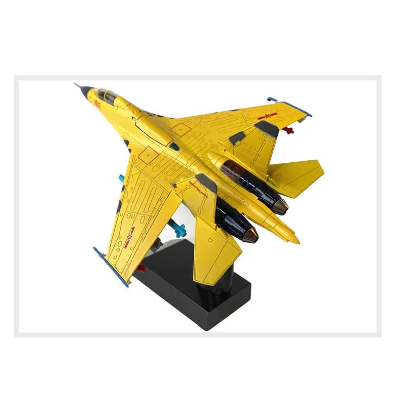 J-16戦闘機ダイキャスト1:100 F-16合金の飛行機模型航空静的表示