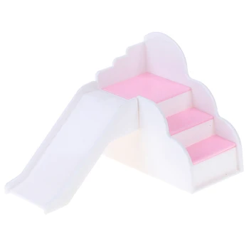 

Doll Accessories Slide Amusement Park for Doll Furniture Kindergarten Slide Swing Play House DIY Toy