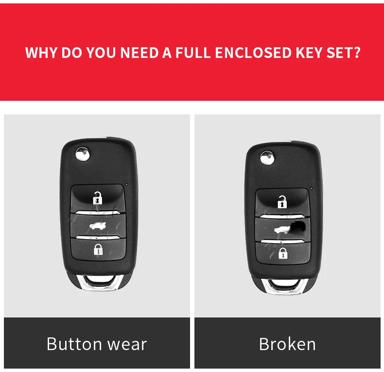 Carbon Fiber Car Smart Key Cover Case Fob For Changan CS75 EADO CS35 RAETON CS15 V3 V5 V7 2020 2021 Protect Shell Accessories - Hcf25f67c69004a439c2b2b2a7fc7580aF