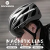 ROCKBROS Bicycle Helmet Men EPS Integrally-molded Breathable Cycling Helmet Men Women Goggles Lens Aero MTB Road Bike Helmet 5
