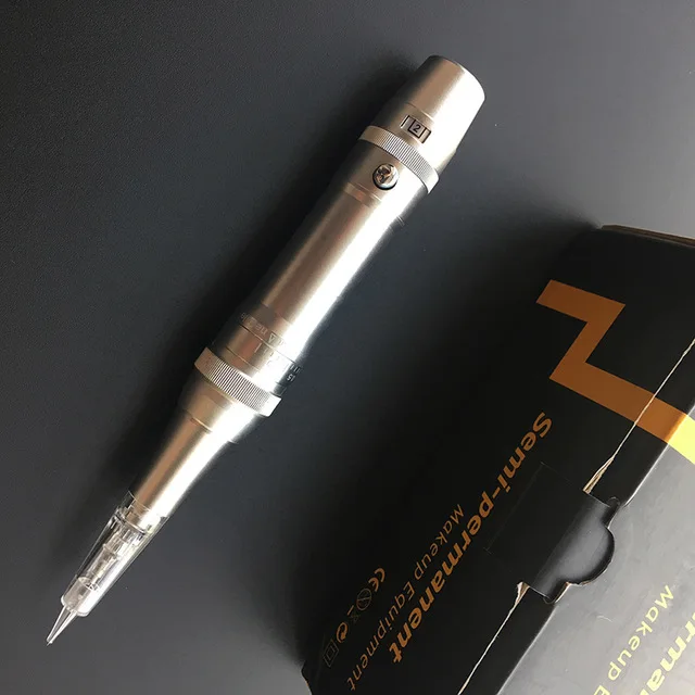 Eyebrow Tattoo Pen 50 шт одноразовый Перманентный макияж картридж иглы штык татуировки 1RL/3RL/5RL для цифровых бровей/губ/машинка для подводки глаз - Габаритные размеры: Eyebrow Tattoo Pen