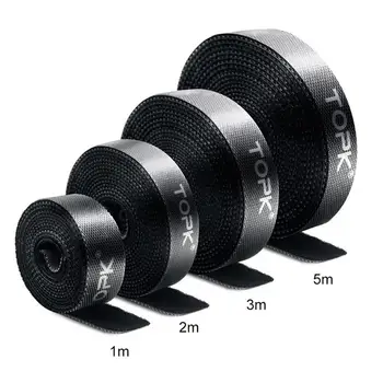 

Wear-proof TOPK 0.5/1/2/3/5m Charging Cable Strap Tape Wire Organizer Management Winder Accessories