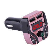 Портативный многофункциональный автомобильный Mp3 музыкальный плеер Handsfree fm-передатчик с 2 usb-портами TU-shop