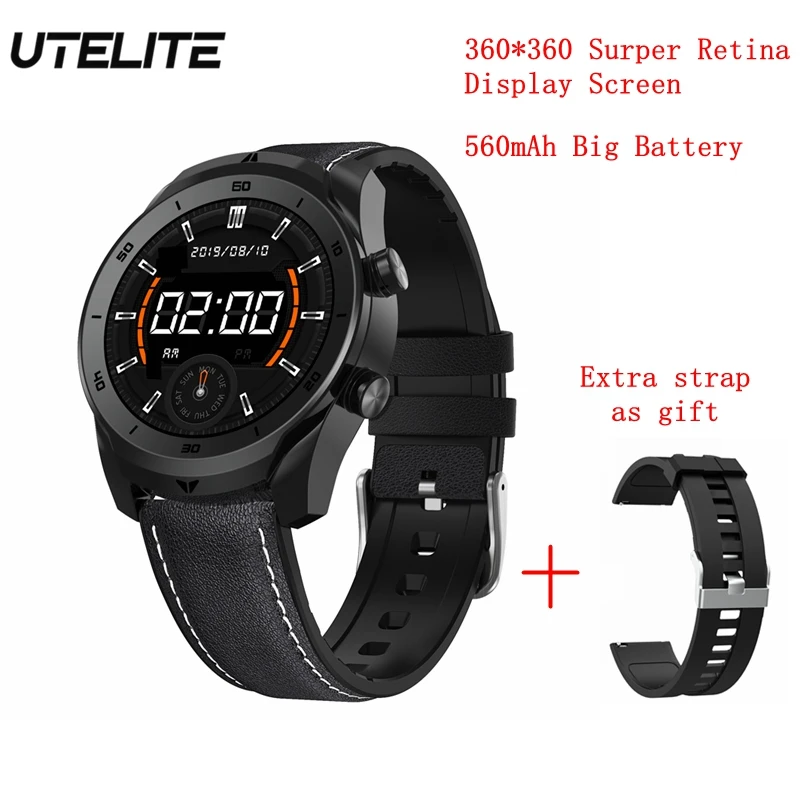 UTELITE DT79 Bluetooth Call Smart Watch 560mAh Men 1.3inch Full Round
Touch Screen ECG Heart Rate Sport Watch for Xiaomi Huawei