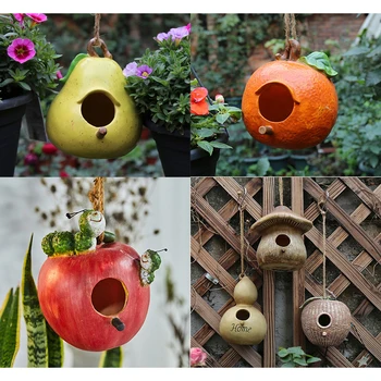 

Nordic Art Resin Bird Nest Crafts Decoration Modern Simple Outdoor Gardenvilla Kindergarten Landscape Balcony Decoration Pendant