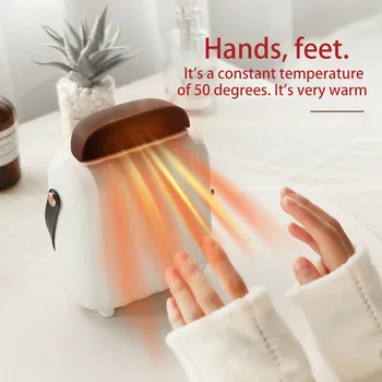 

300W Creative Bread Heaters Intelligent Auto-Power Off Protection Heater Portable Mini Heater Low Power Fast Heat Winter Heater