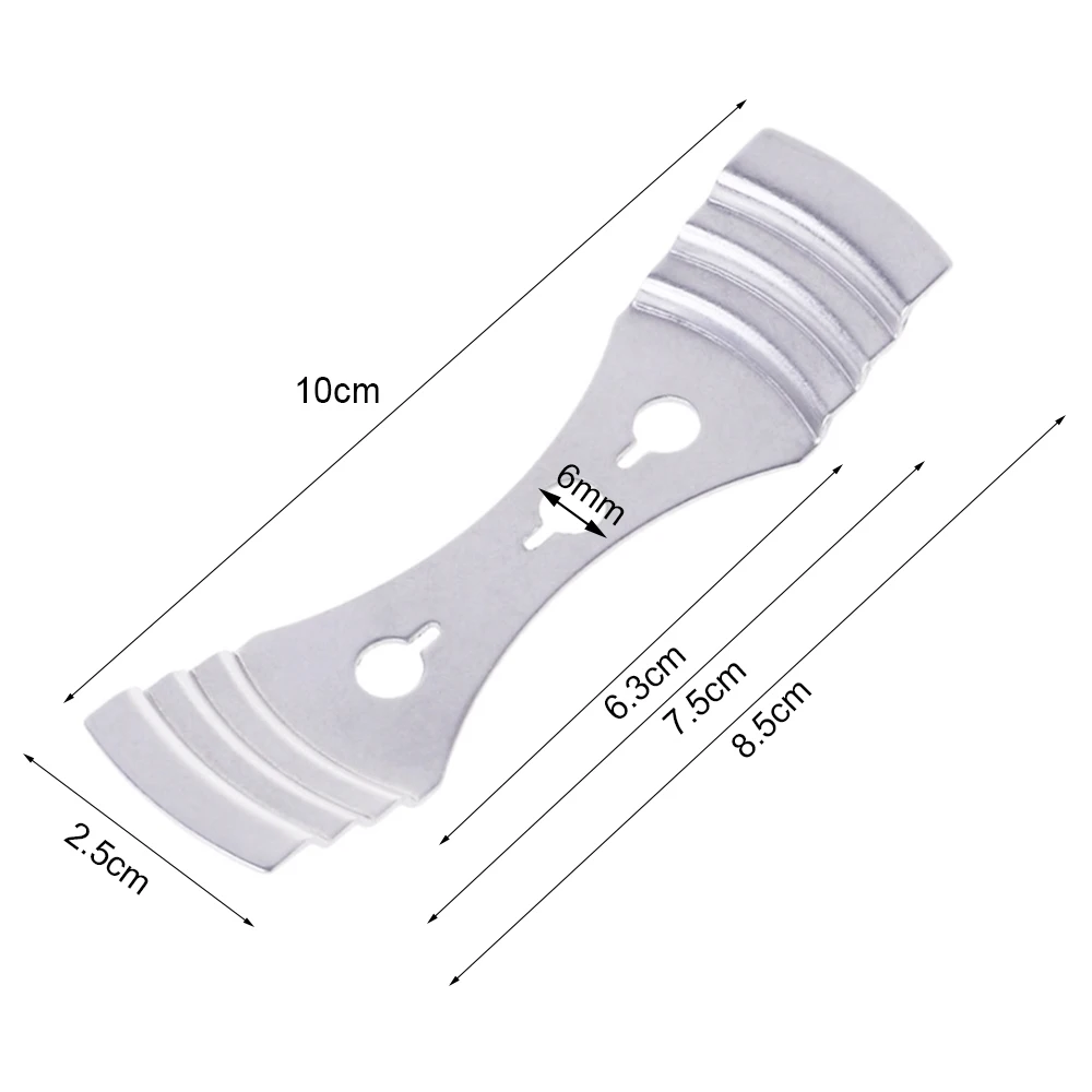 20 Dispositivi Di Centraggio Per Stoppini In Metallo, 3 Fori, In Acciaio Inox, Per Candele Fai Da Te, 10.4 Cm