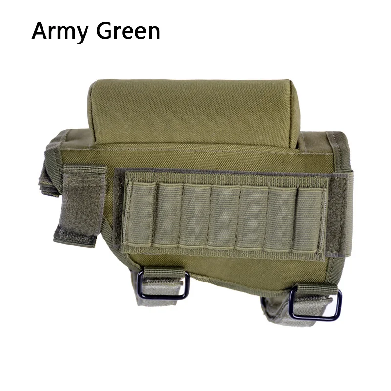 Тактическая Военная винтовка Buttstock разгрузка оболочки патронов сумка держатель