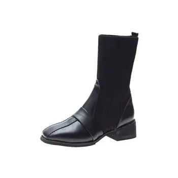 

2020 Chinese brand fashionable high barrel warm women's boots, high quality new women's shoes, free delivery