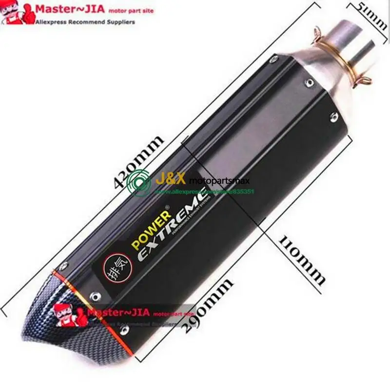 MT-03 MT03 R25 R3 глушитель для мотоцикла полная система контактная средняя труба+ выхлопная труба для Yamaha R25 R3- с наклейкой