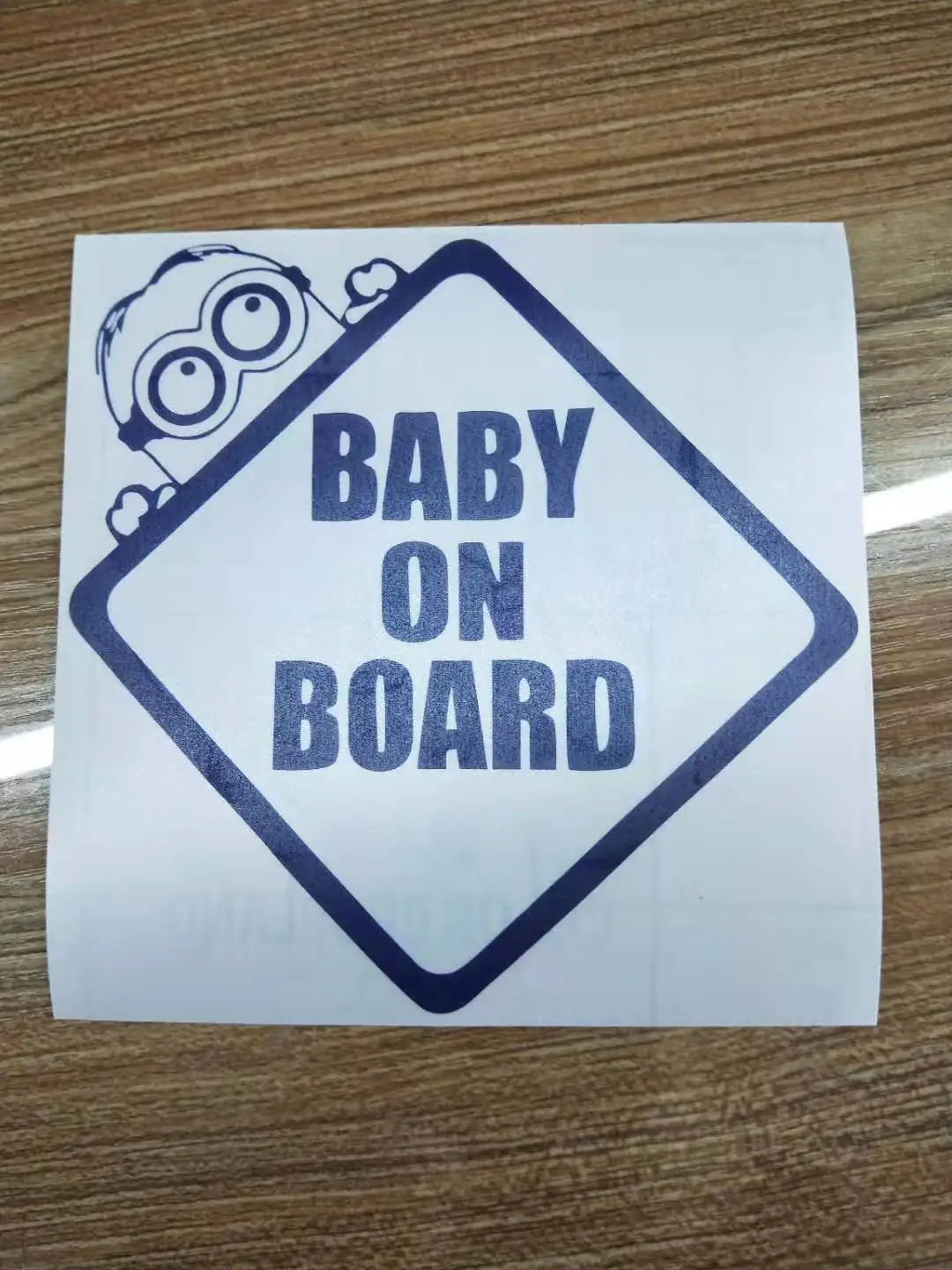 Детская наклейка на бампер Миньоны|baby on board|car stickercar stickers and decals |