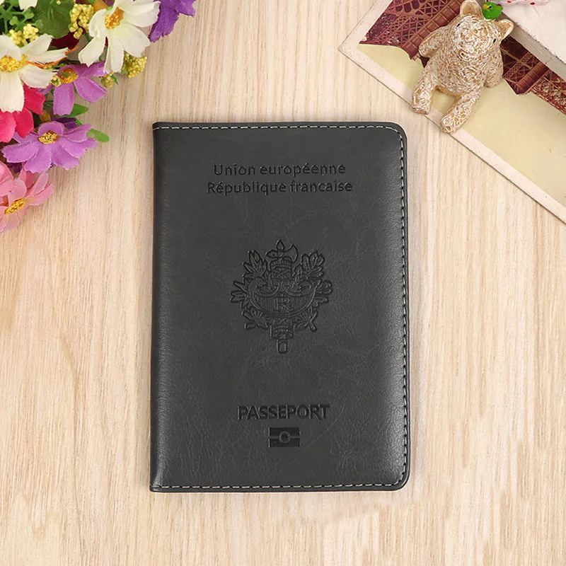 Франция Обложка для паспорта унисекс из искусственной кожи чехол для паспорта для Francais для мужчин и женщин Дорожная Обложка для паспорта