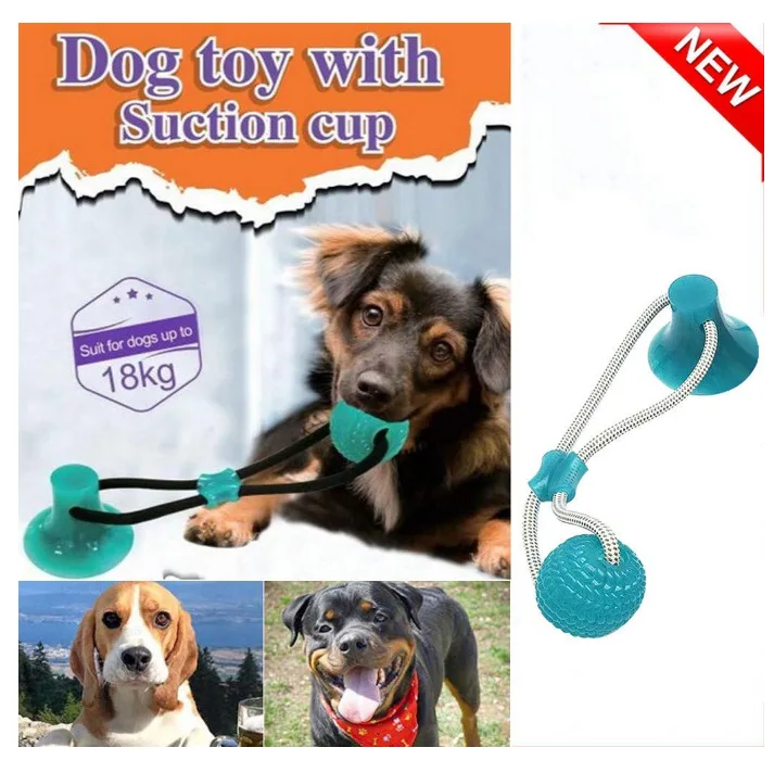 Игрушка из веревки для собак Pet молярный укус игрушки веревки для собак туги Зуб Чистка щеткой игрушки-Жвачки присоска TugToy Push Ropeball TPR мяч