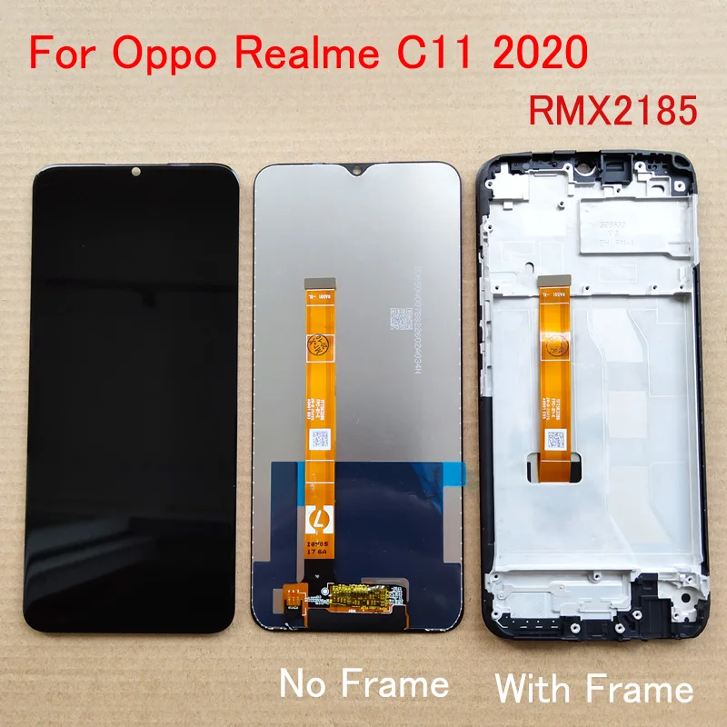 Original 6 5 Inch Black For Oppo Realme C11 2020 Rmx2185 Lcd Display Touch Screen Digitizer Assembly Replacement With Frame Mobile Phone Lcd Screens Aliexpress