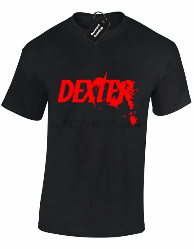 DEXTER BLOOD SPLASH MENS T SHIRT FUNNY DESIGN MORGAN RETRO FASHION TV |