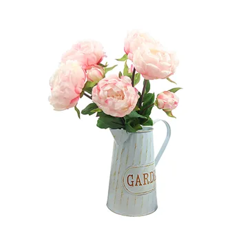 

Peony Single Bottle Herbaceous Peony Model European Flower Home Dining Table Decoration Wedding Display Flowers Beautiful Flower