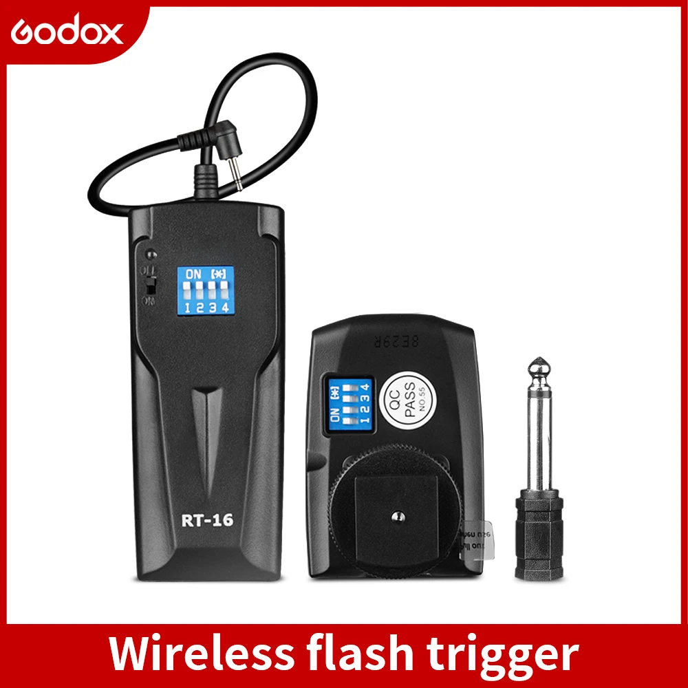 

GODOX Wireless Photo Studio Flash Trigger with Receiver Set RT-16 For Canon Nikon SLR Camera