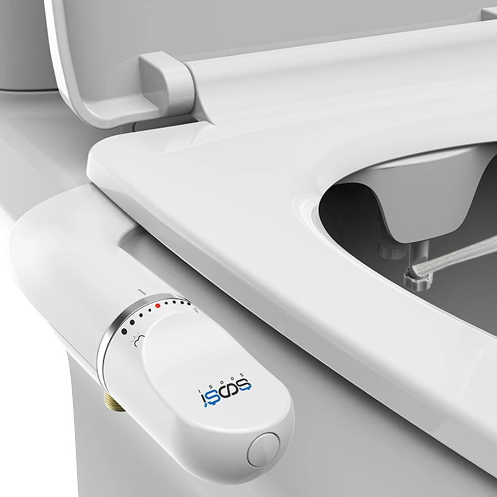 SOOSI-Bidet-Slim-Design-Toilet-Seat-Bathroom-Hygienic-Shower-Double ...