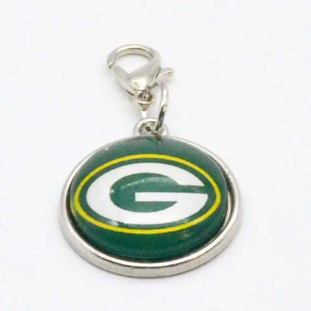 Серебряные Подвески с подвеской Green Bay Packers, подвески для браслета, ожерелья для женщин и мужчин, футбольные болельщики Paty Fashion - Окраска металла: as picture