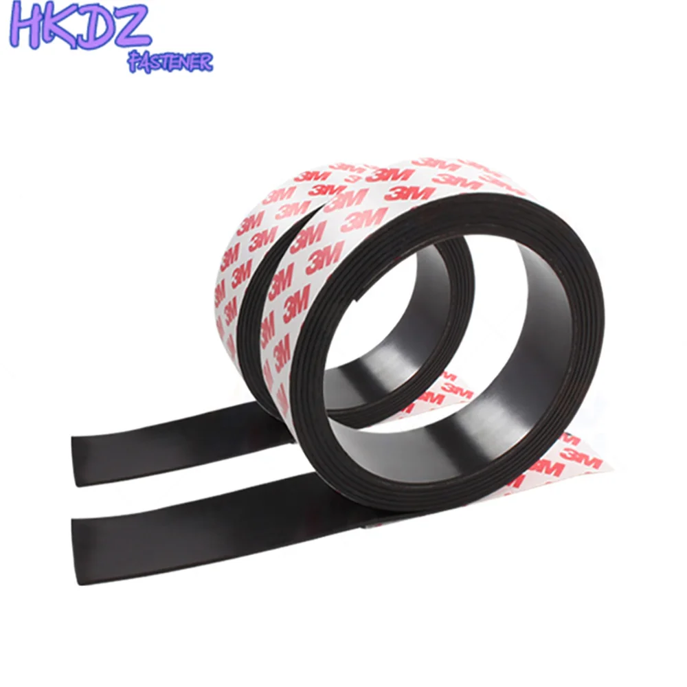 Cinta Magnética Autoadhesiva Flexible, Banda Magnética De Goma Suave, Ancho  De 10/15/30/40/50mm, 2 Metros, 10x1mm - Materiales Magnéticos - AliExpress