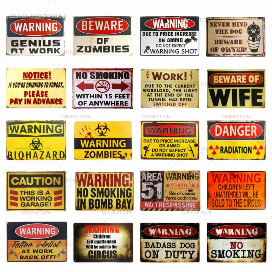 

Iron Painting American Style Poster Retro Simple And Generous Enamel Metal Tin Sign Art Wall Plaque Wallpaper Signage Pictures