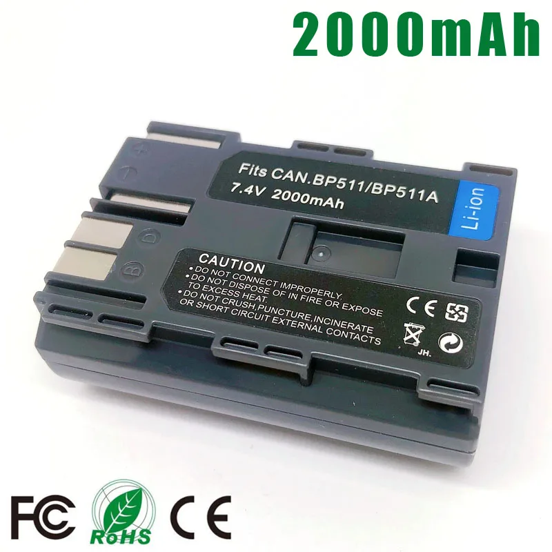 Batería para Canon bp-508 bp-511 bp-512 bp-514
