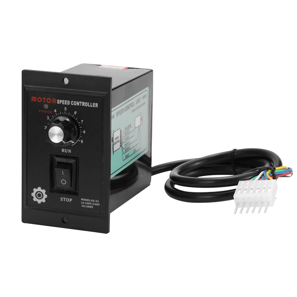 

400W 50/60Hz 220V AC Motor Speed Control Pinpoint Regulator Speed Controller Forward Backward