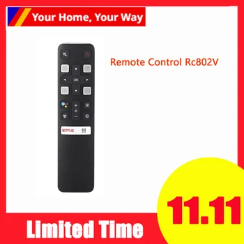 

Remote Control Rc802V Fmr1 Jur6 65P8S 49S6800Fs 49S6510Fs for Tcl Smart Tv 49S6800FS 55P8S 49S6800FS 49S6510FS Fernbedie