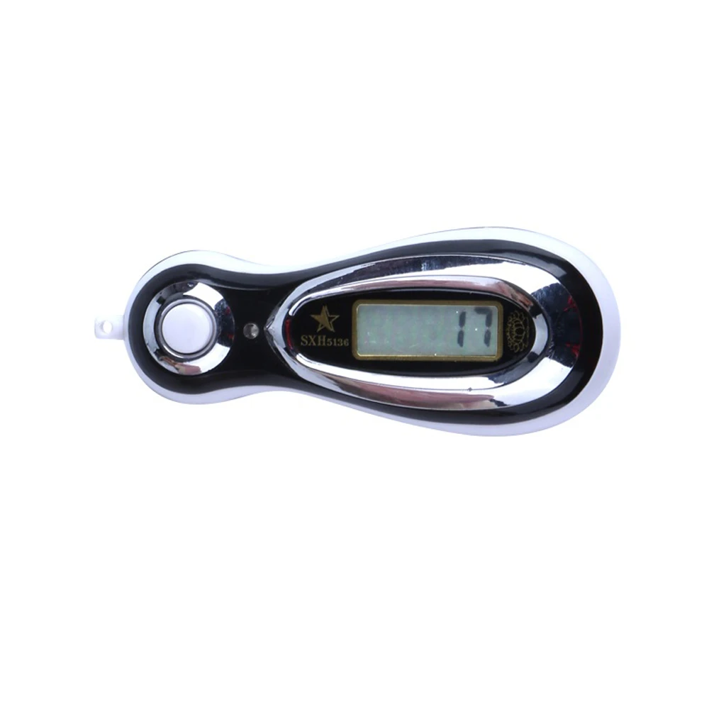 LCD 5digital LCD MP3 shape electronic hand tally counter with a string prayer counter