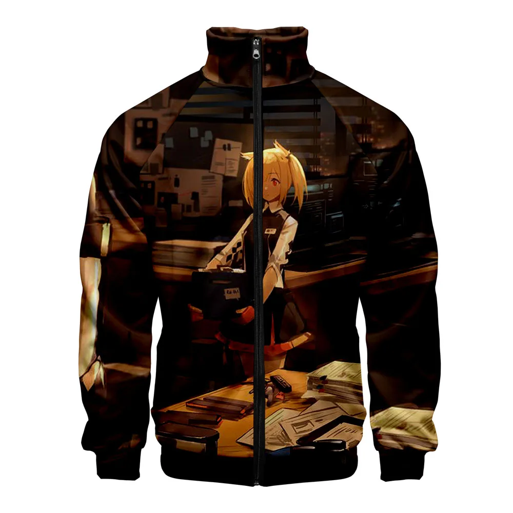 

Arknights Strategy of mobile game Windbreaker Men Slim fit Zipper Fashion Trend Casual Jacket Windbreaker jacket zips