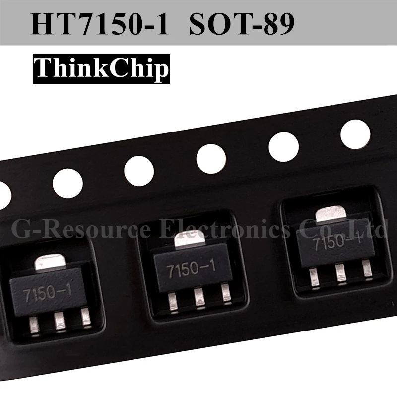 

(20 pcs) HT7150 S0T-89 7150-1 SMD Fixed LDO Voltage Regulator 7150 SOT-89-3