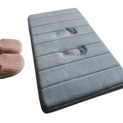 Bathroom Bath Mat Non-slip Carpets In Wash Basin Bathtub Side Floor Rug Shower Room Doormat Memory Foam Pad