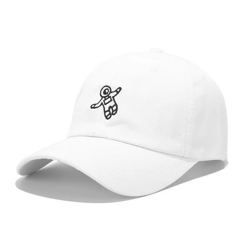Unisex Embroidered Astronaut Baseball Dad Hat Cotton Men Baseball Cap Hip Hop Summer Women Snapback Hat Bone Wholesale Gift