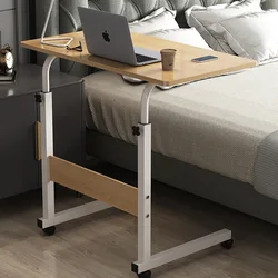 Support de bureau en bois à roulettes pliables, pour ordinateur Portable, Table d'étude, meuble de bureau OF50CC 