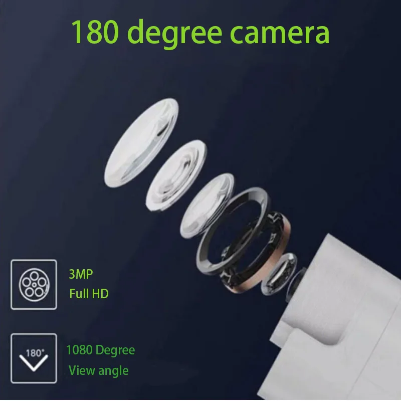 Mijia 180 градусов панорамная домашняя ip-камера безопасности Wi-Fi Крытая наружная Водонепроницаемая камера ночного видения день и ночь Full HD камера s