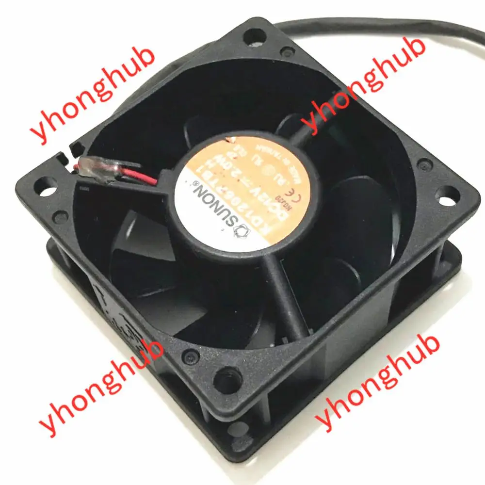 Вентилятор охлаждения сервера SUNON KD1206PTB1 DC 12 В 60x60x25 мм|square fan|sunon kd1206ptb1server fan |