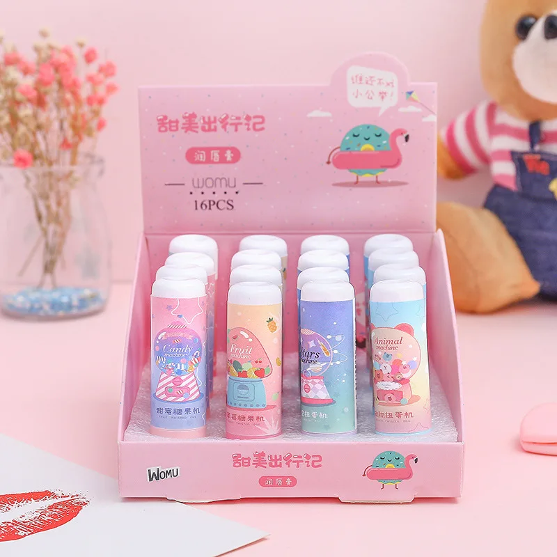 R0051 Cute Sweet Lip Balm Moisturizing Anti Dry Students Lip Lipstick Base Excluded Pigment Preservative