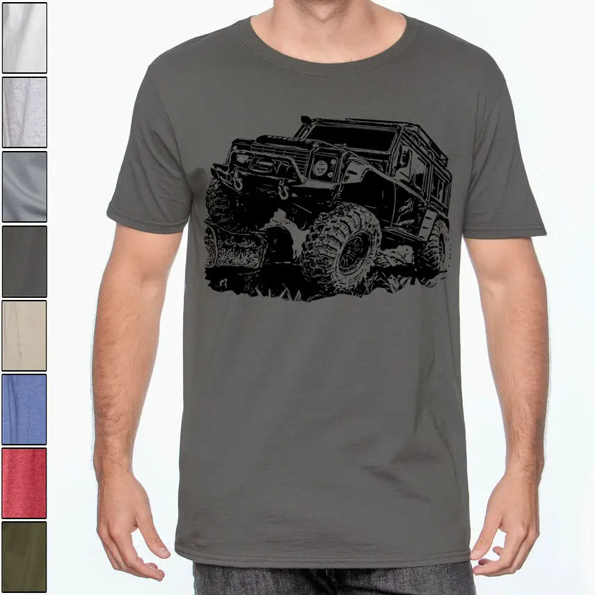 

Land Shirt For Men Rover De Off-Road 4x4 Soft Cotton T-Shirt Multiple Colors & Sizes