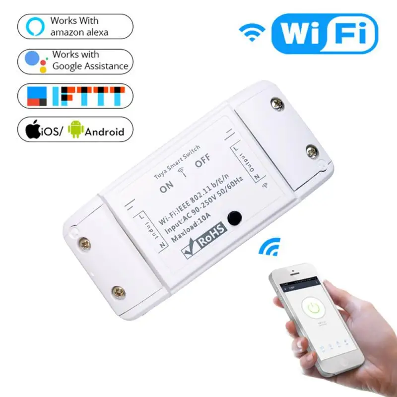 Wi-Fi 2 4 ГГц умный светильник выключатель универсальный таймера приложение Tuya