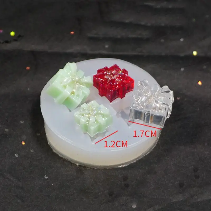 Эпоксидная смола свечи силиконовые формы Рождество Подарочная коробка мыло смолы литье решений