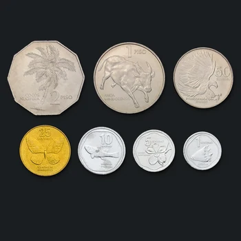 

Philippines Set 7 New Genuine Original Coins 100% Real Collect Issuing Coins Unc Aisa