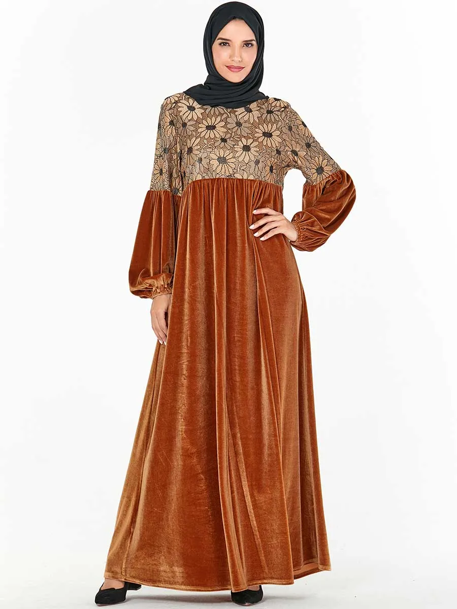 BNSQ Дубай abaya для женщин хиджаб арабское вечернее платье Caftan Morocain кафтан Djelaba Femme мусульманское платье исламское кружевное платье