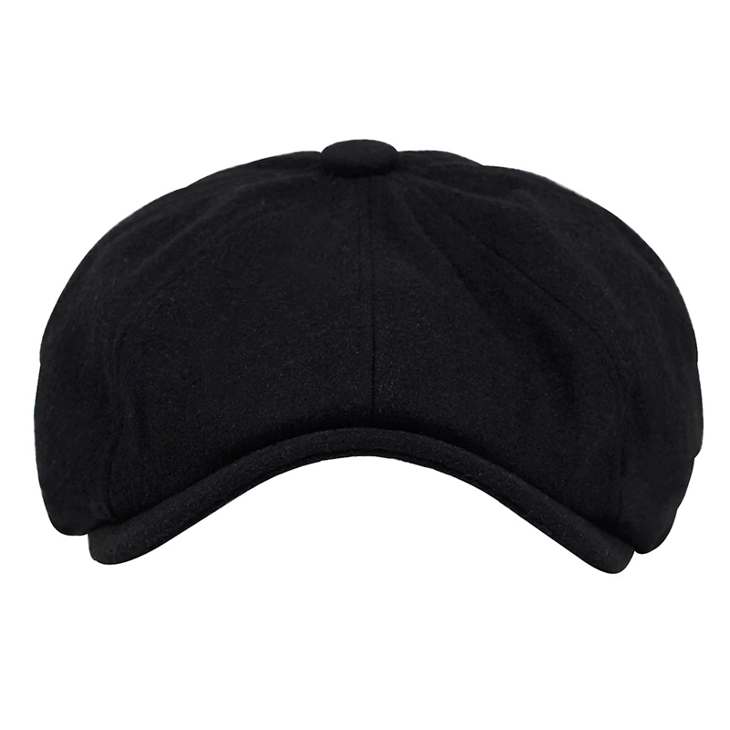 Два размера, однотонные черные винтажные мужские береты, шапка s, шерсть, берет, шляпа, французская фуражка s, Женская Повседневная кепка газетчика, шерсть плюща, Boinas