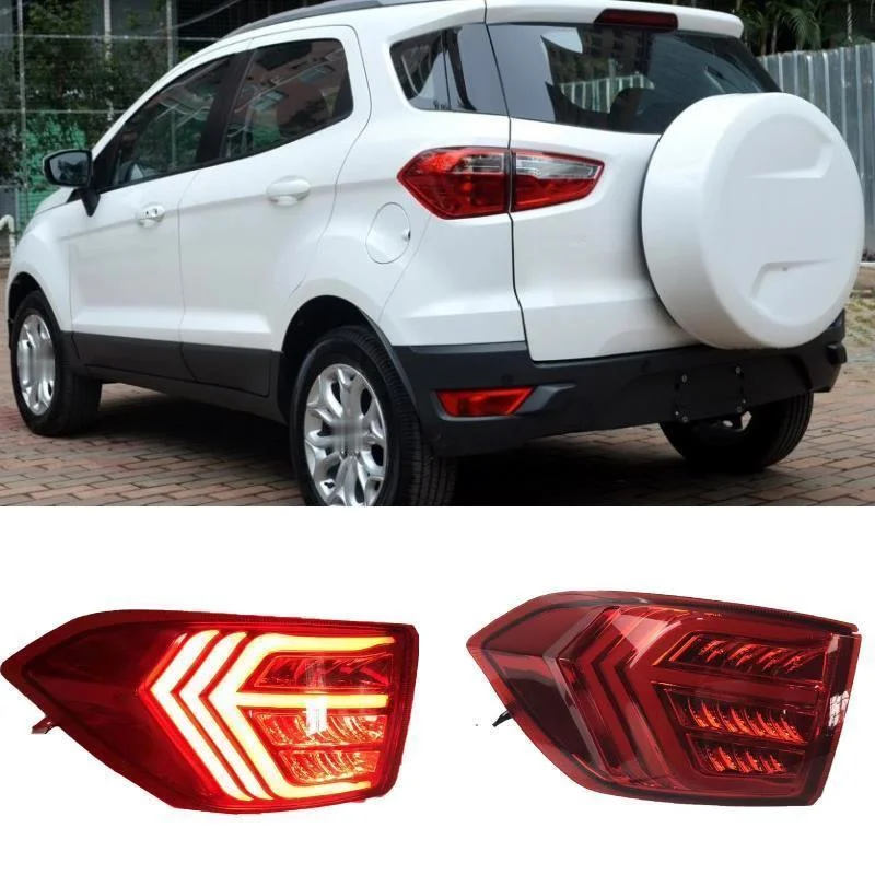 2PCS LED Rear Bumper Light Tail Brake Reverse Lamp For Ford Ecosport