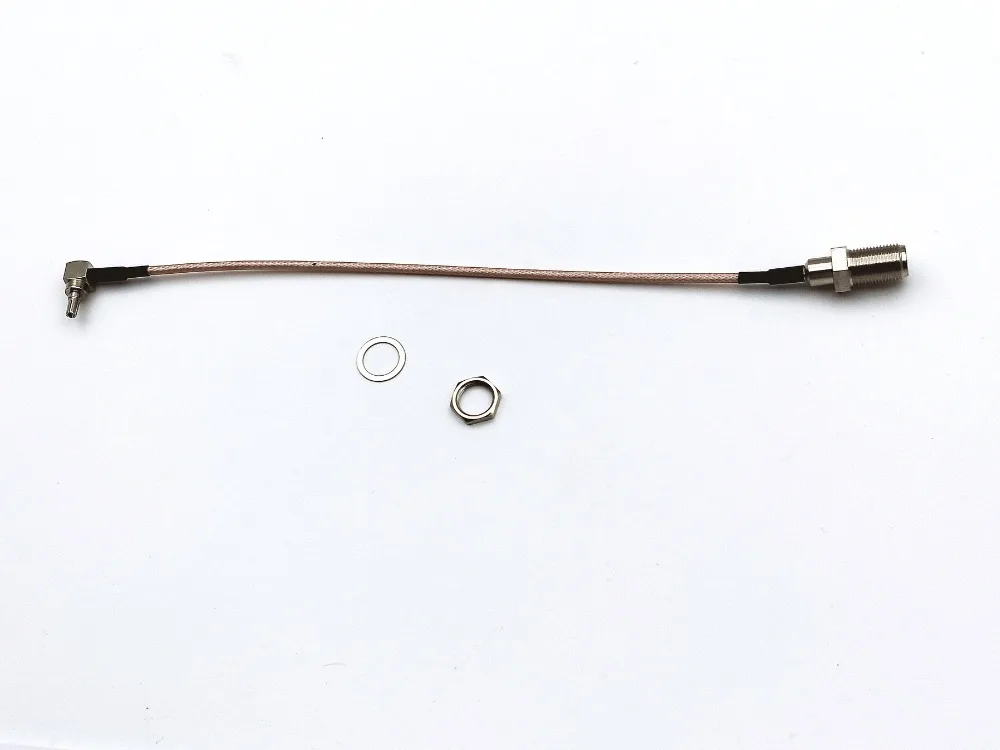 20 шт F Тип Женский к CRC9 мужской RA кабель RG316 Pigtail 20 см