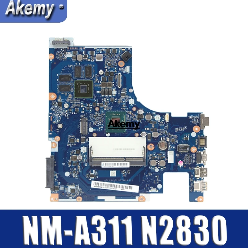

Lenovo ACLU9 / ACLU0 NM-A311 motherboard for Lenovo G50-30 notebook motherboard CPU N2830 GT820M 1G DDR3 100% test work