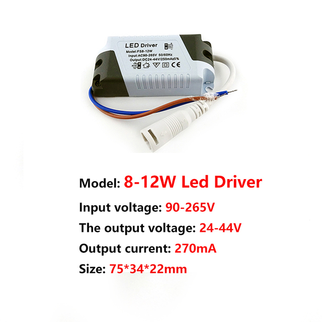 Driver 240ma 1-3w 4-7w 8-12w 18-24w 270ma LED Power Supply Adapt Unit AC85-265V LED Lights Transformers Driver For LEDs