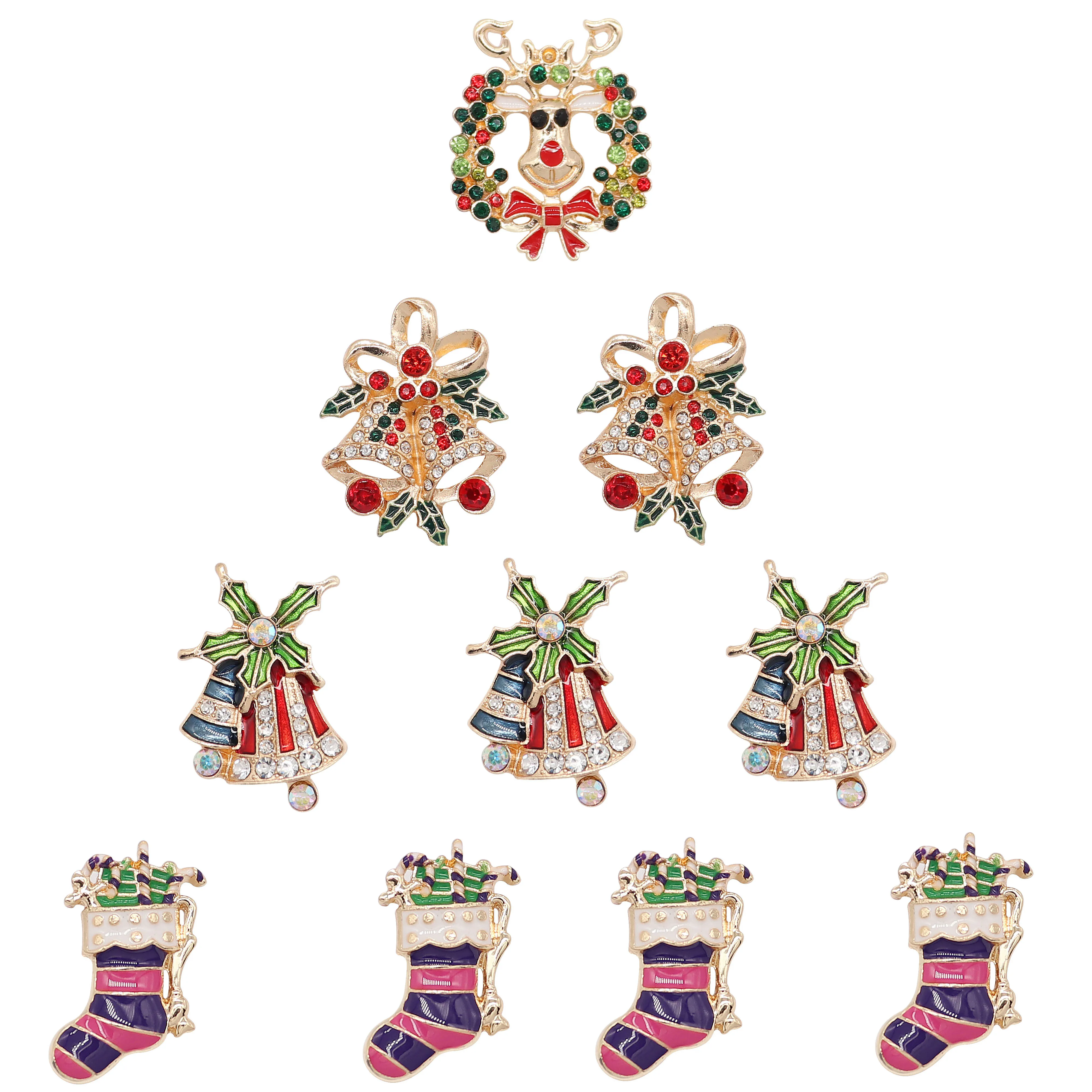 Мода красота Счастливого Рождества 18 мм кнопки подходит для браслета с защелкой ожерелье оснастки ювелирные изделия оптом для женщин девушки подарки
