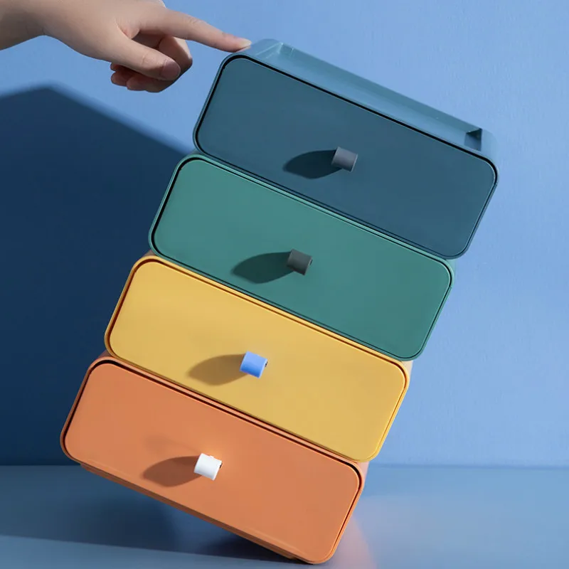 Новый Настольный Органайзер Ящик Контейнер для хранения косметики стекируемые ювелирные изделия Контейнер большой Ёмкость маска для офиса хранения лекарств Чехол Коробка|Коробки и ящики для хранения| | АлиЭкспресс - Для красивого быта